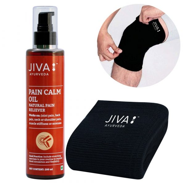 PAIN CALM OIL 200ml + KNEE CAP Natural pain relief for your muscles and joints