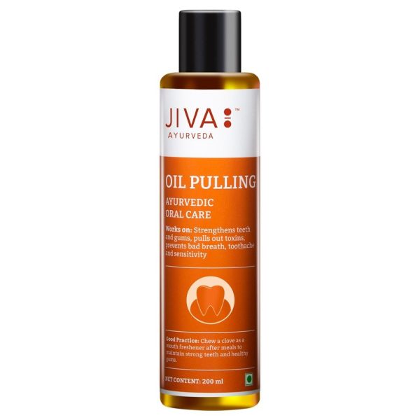Jiva Oil Pulling | Ayurvedic Oral Care | Oral Care for Teeth and Gums - 200 ml, Pack of 1