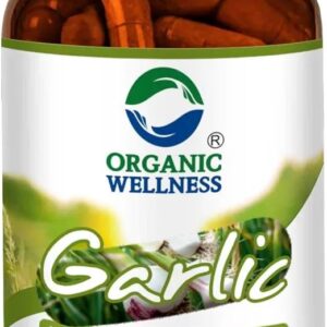Garlic Capsules 400mg Organic Wellness | cardiovascular and immunity support