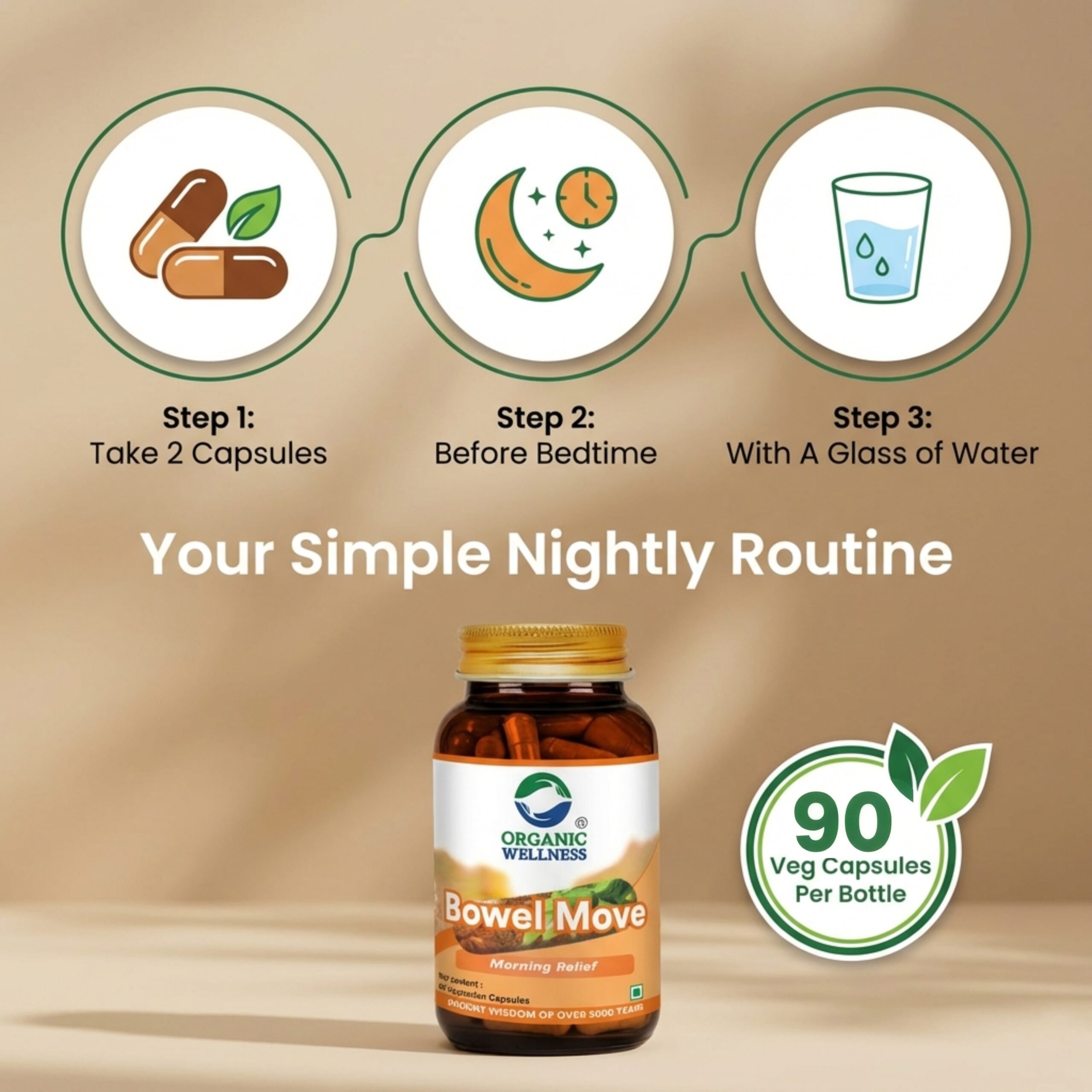Bowel-Move 90 Capsules - Image 4