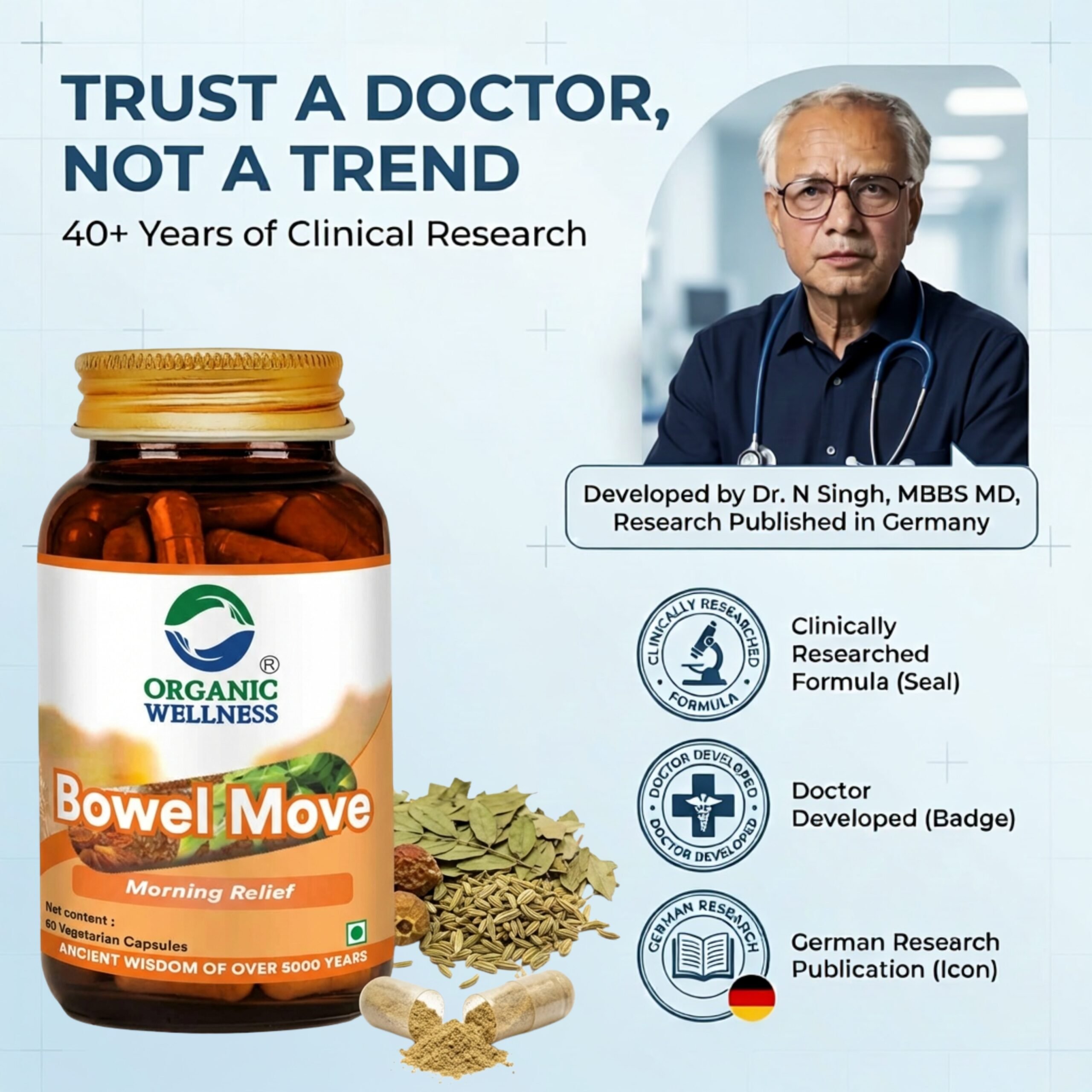 Bowel-Move 90 Capsules - Image 3